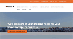 Desktop Screenshot of budgetpropaneontario.com